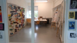 AAEX Postcard Project - Installation of returned Postcards - Creative Spark, Dundalk, 20th May 2017 - National Drawing Day