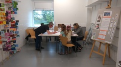 AAEX Postcard Project - Installation of returned Postcards - Creative Spark, Dundalk, 20th May 2017 - National Drawing Day